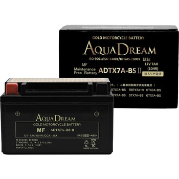 バイク用バッテリー GOLD Motorcycle Battery AQUA DREAM(アクアドリーム)