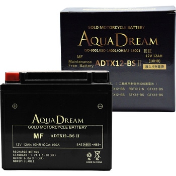 バイク用バッテリー GOLD Motorcycle Battery AQUA DREAM(アクアドリーム)