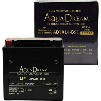 バイク用バッテリー GOLD Motorcycle Battery AQUA DREAM(アクアドリーム)