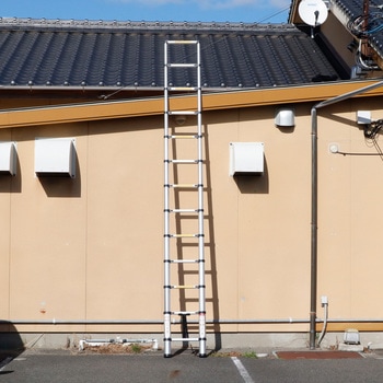 伸縮はしご 耐荷重150kg 高さ380cm SIS