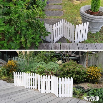 折り畳めるウッドミニフェンス 住まいスタイル