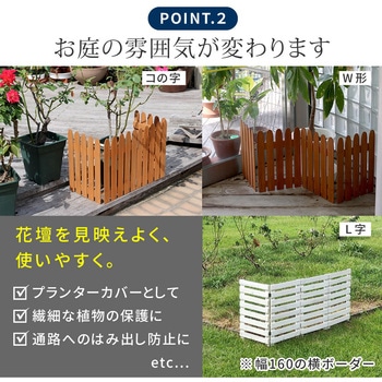折り畳めるウッドミニフェンス 住まいスタイル