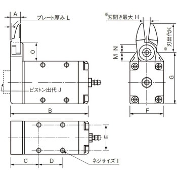 F型エアーニッパー ベッセル