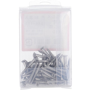 建具用木ねじ(一番ビス) 皿頭 (ステンレス)(パック品) - 大里