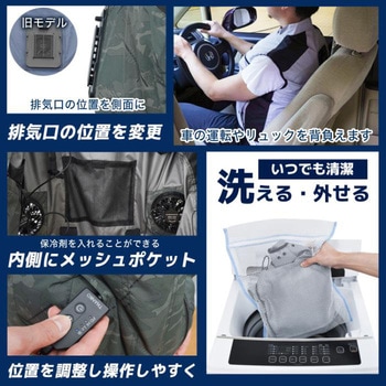 TKCV25SGR3L 圧倒的に冷える「冷蔵服4」(ベストタイプ) 1セット THANKO