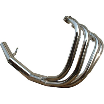 08-0203-C 国内生産 XJ400D/E用ショート管/マフラー メッキ 1個 08-0203-C 国内生産 XJ400D/E用ショート管/マフラー メッキ 1個