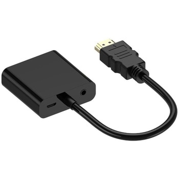 HDMI to VGA 変換アダプタ ステレオミニジャック 電源ポート搭載 ZATTA