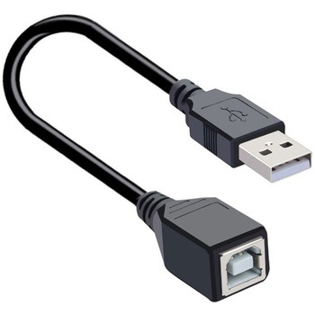 USB A(オス) - B(メス) データケーブル ZATTA