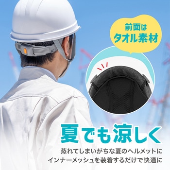 ヘルメットインナー メッシュクール ブラック AFF WARE