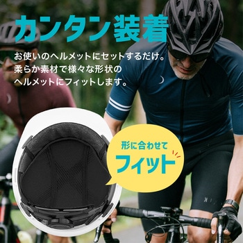 ヘルメットインナー メッシュクール ブラック AFF WARE