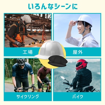 ヘルメットインナー メッシュクール ブラック AFF WARE