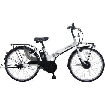 防災サイクル 24型 6段変速付き 折りたたみ電動アシスト自転車 ノンパンク仕様 【完成組立品】 PELTECH(ペルテック)