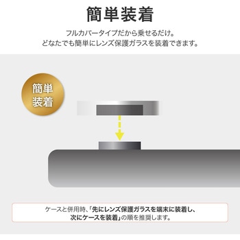 iPhone 16e レンズ保護ガラスフィルム 「GLASS PREMIUM FILM」全面保護 高透過 LEPLUS NEXT