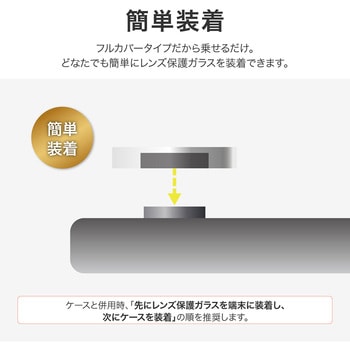 iPhone 16e レンズ保護ガラスフィルム 「GLASS PREMIUM FILM」全面保護 高透過 約95% LEPLUS NEXT