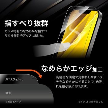 iPhone 16e/iPhone 14/iPhone 13 ガラスフィルム「GLASS PREMIUM FILM」 超透明 LEPLUS NEXT