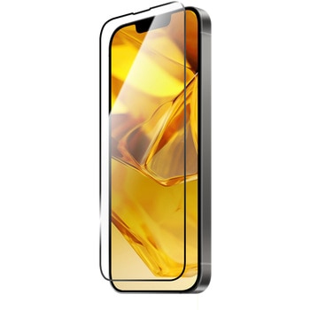 iPhone 16e/iPhone 14/iPhone 13 ガラスフィルム「GLASS PREMIUM FILM Lite」全面保護 ソフトフレーム 超透明 LEPLUS NEXT