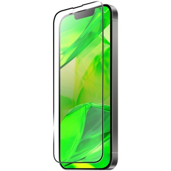iPhone 16e/iPhone 14/iPhone 13 ガラスフィルム「GLASS PREMIUM FILM Lite」全面保護 ソフトフレーム 反射防止 LEPLUS NEXT