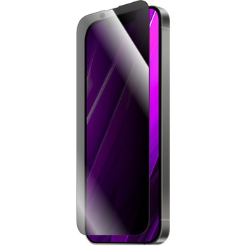 iPhone 16e/iPhone 14/iPhone 13 ガラスフィルム「GLASS PREMIUM FILM」全面保護 覗き見防止360° LEPLUS NEXT