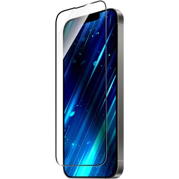iPhone 16e/iPhone 14/iPhone 13 ガラスフィルム「GLASS PREMIUM FILM Lite」 セラミックコーティング 全面保護 ソフトフレーム ブルーライトカット LEPLUS NEXT