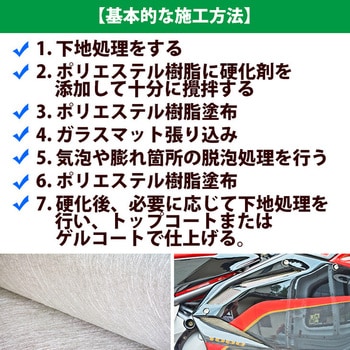 低収縮タイプ 一般積層用 ノンパラフィン FRPポリエステル樹脂 PROST's