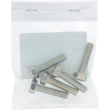 7Tアプセットボルト 全ねじ (鉄/三価めっき)(パック品) OHSATO(大里)
