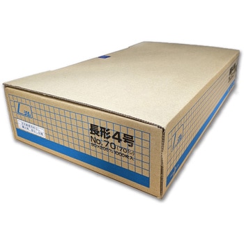 長4封筒 クラフト 70g L貼 郵便枠なし 月印紙製品
