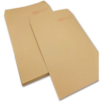 角2封筒 クラフト 85g L貼 郵便枠付き 月印紙製品
