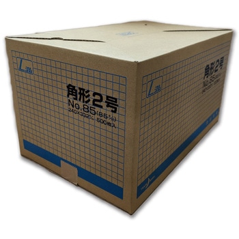 角2封筒 クラフト 85g L貼 郵便枠なし 月印紙製品