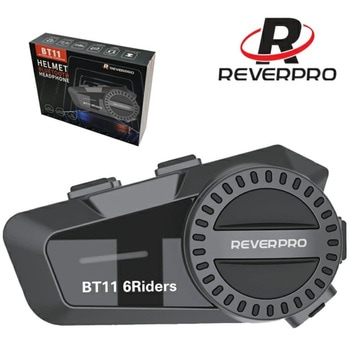 リヴェルプロ(REVERPRO) Bluetooth ブルートゥース インターコム バイク オートバイ用 インカム BT11 6人通話可能 MAD MAX(マッドマックス)