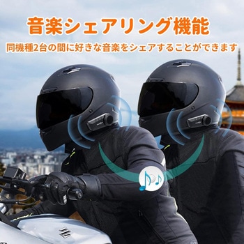 FreedConn(フリードコン) バイク用 インカム KY PRO 最大6人同時通話 音楽共有 互換性 Hi-Fi音質 IP65防塵防水 Siri対応 MAD MAX(マッドマックス)
