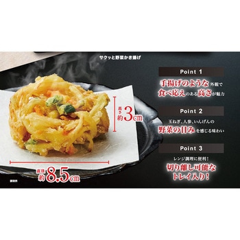 [冷凍]サクッと野菜かき揚げ 日清製粉ウェルナ