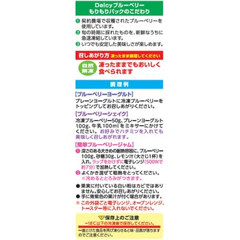 [冷凍]Delcy ブルーベリーもりもりパック Delcy