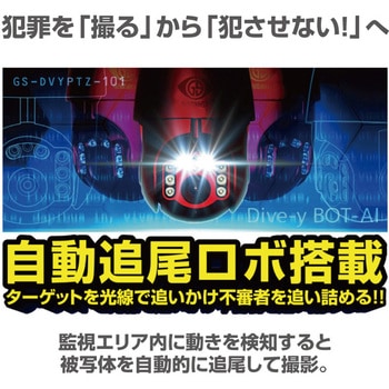 防犯カメラ DIVE-YBOT-AIダイビーボットアイ GLANSHIELD