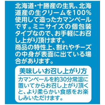 [冷蔵]カマンブルー ミニタイプ 3個入り 花畑牧場