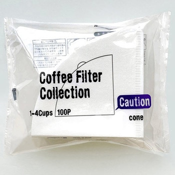 円すいドリッパー専用漂白コーヒーフィルター カナエ紙工