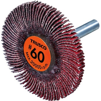 セラミックフラップホイール(軸径6mm) TRUSCO