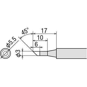 替こて先 goot(太洋電機産業) はんだごて替コテ先 【通販モノタロウ】