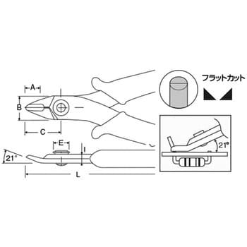 YN-13 精密ニッパー 1本 goot(太洋電機産業) 【通販モノタロウ】