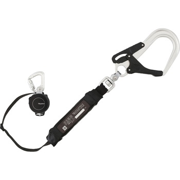 墜落制止用器具(安全帯) ハーネス・胴ベルト型兼用ランヤード KR150FA シングル 130kg用 タジマツール(TJMデザイン)