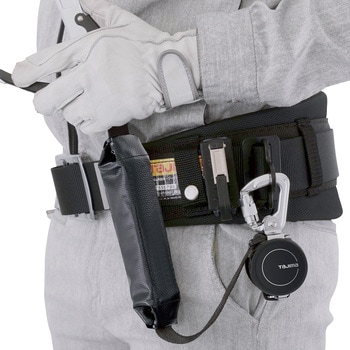 墜落制止用器具(安全帯) ハーネス・胴ベルト型兼用ランヤード KR150FA シングル 130kg用 タジマツール(TJMデザイン)