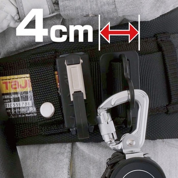 墜落制止用器具(安全帯) ハーネス・胴ベルト型兼用ランヤード KR150FA シングル 130kg用 タジマツール(TJMデザイン)