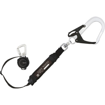 墜落制止用器具(安全帯) ハーネス・胴ベルト型兼用ランヤード KR150FA シングル 130kg用 タジマツール(TJMデザイン)