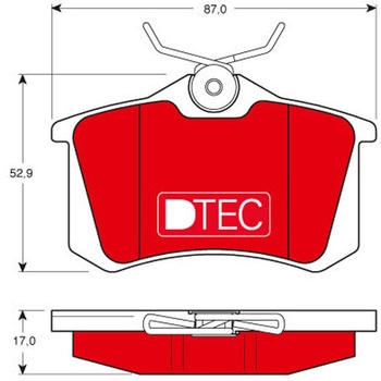 輸入車用TRW DTEC低ダストセラミックブレーキパッド/TRW DTEC BRAKE PADS TRW