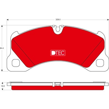 輸入車用TRW DTEC低ダストセラミックブレーキパッド/TRW DTEC BRAKE PADS TRW