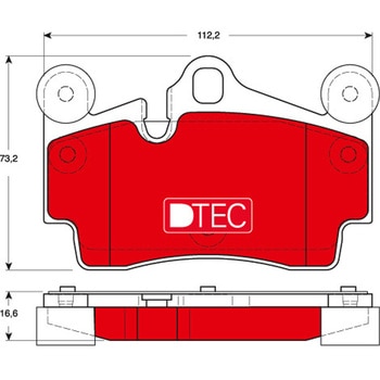 輸入車用TRW DTEC低ダストセラミックブレーキパッド/TRW DTEC BRAKE PADS TRW