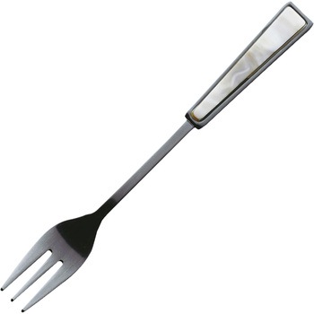 アクリルカトラリープレートブラックシロケーキフォーク - 高桑金属