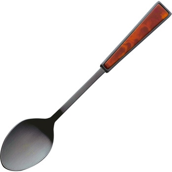 アクリルカトラリープレートブラックベッコウ デザートスプーン 高桑金属