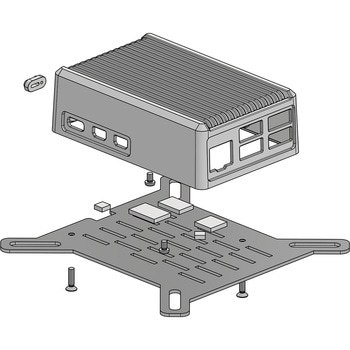 Raspberry Pi 5 専用ヒートシンクケース RPH-5シリーズ - タカチ電機工業