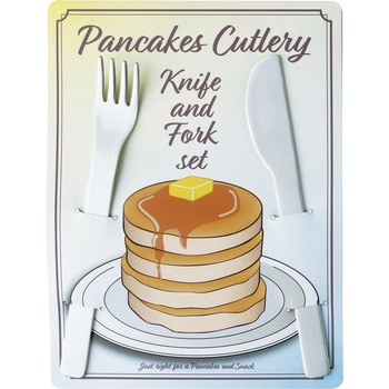パンケーキカトラリーフォーク&ナイフセット 高桑金属