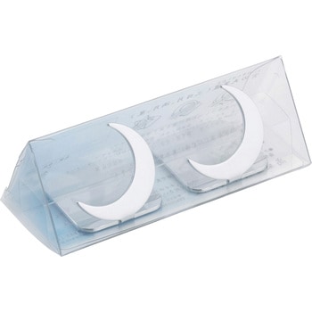 宵の天(よいのそら)箸置白銀(はくぎん)二つ揃い三日月 - 高桑金属